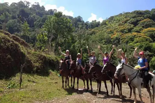 Horse Back Riding Tour in The Rainforest